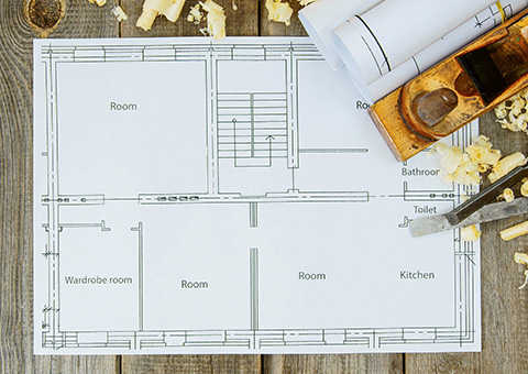 blueprint of a house layout featuring rooms bathroom toilet and kitchen design includes dimensions and design elements for nine rooms